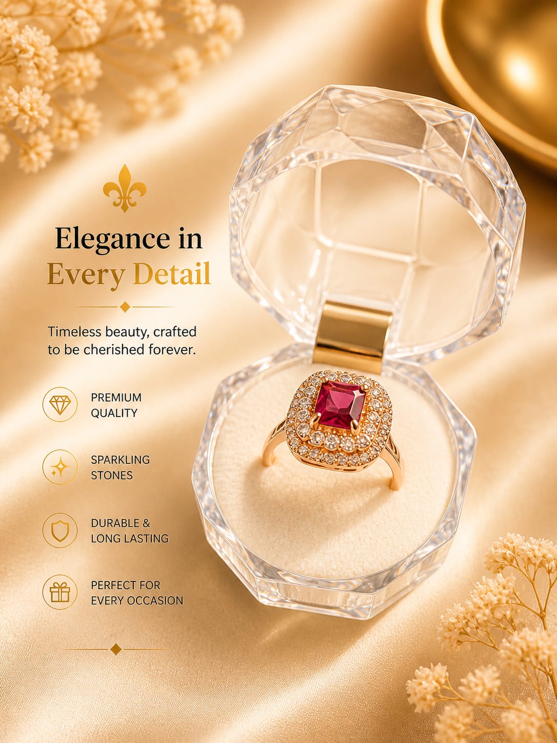 Royal Blossom Ring