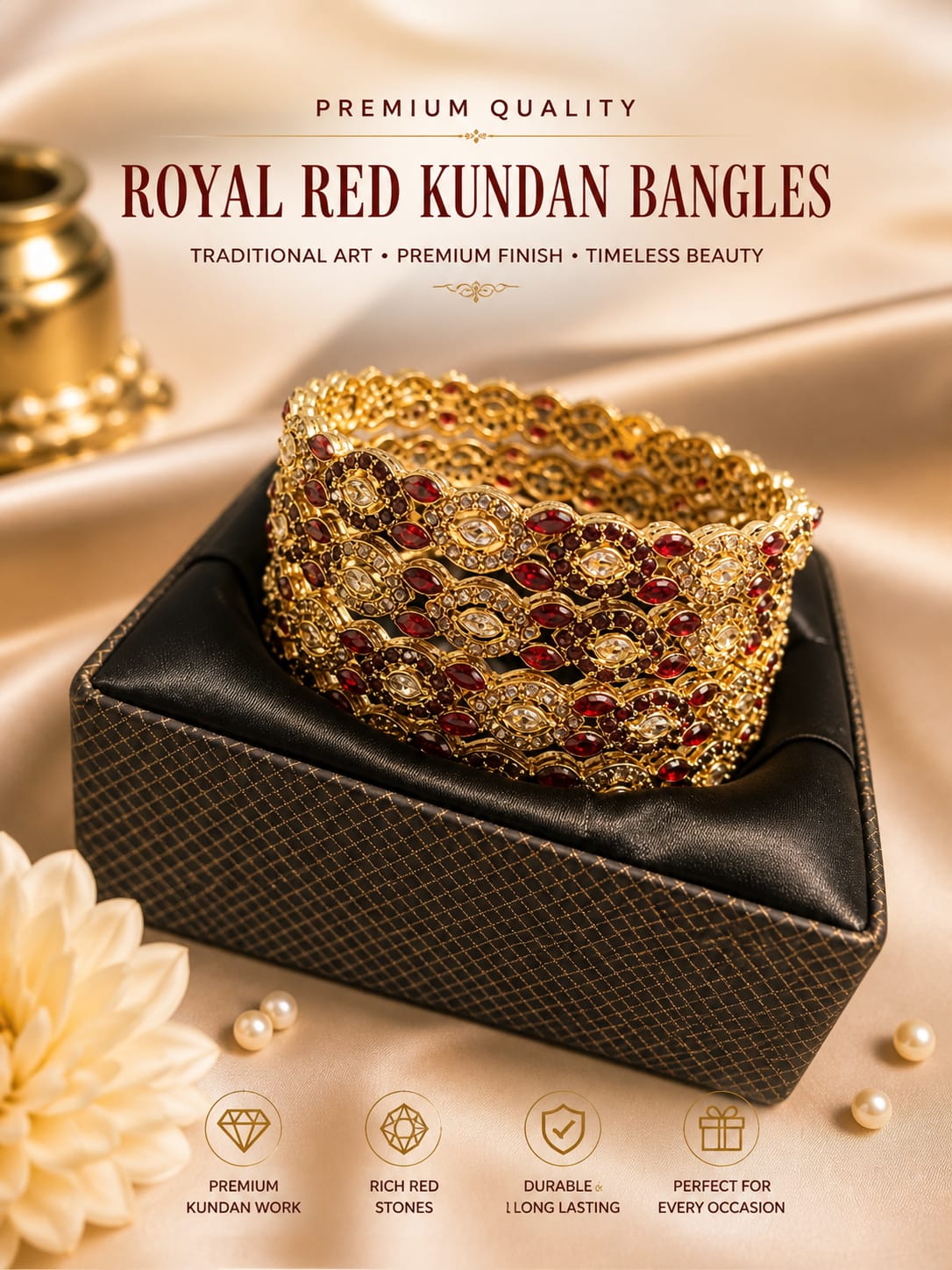 Royal Red Bangles