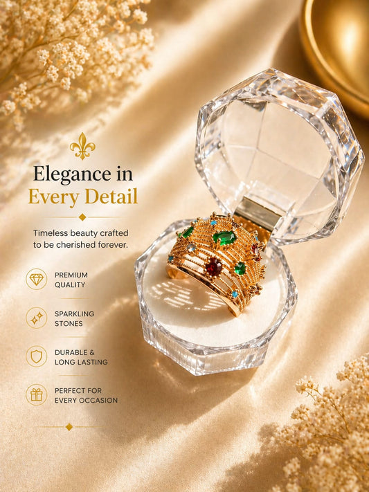 Emerald Crown Signature Ring