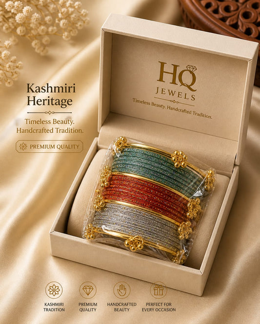 Kashmiri Heritage Premium Bangle Set
